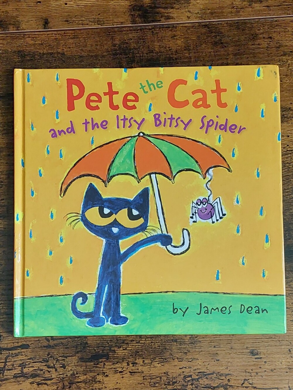 Pete The Cat And The Itsy Bitsy Spider By James Dean (Picture Book)